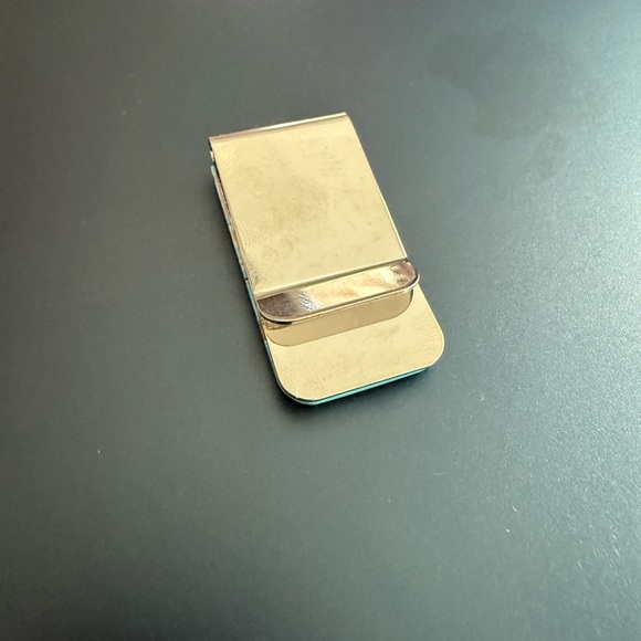 Turquoise Multi-Color Inlay Money Clip - Picture 3 of 6